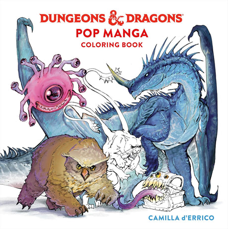 Dungeons & Dragons Pop Manga Coloring Book