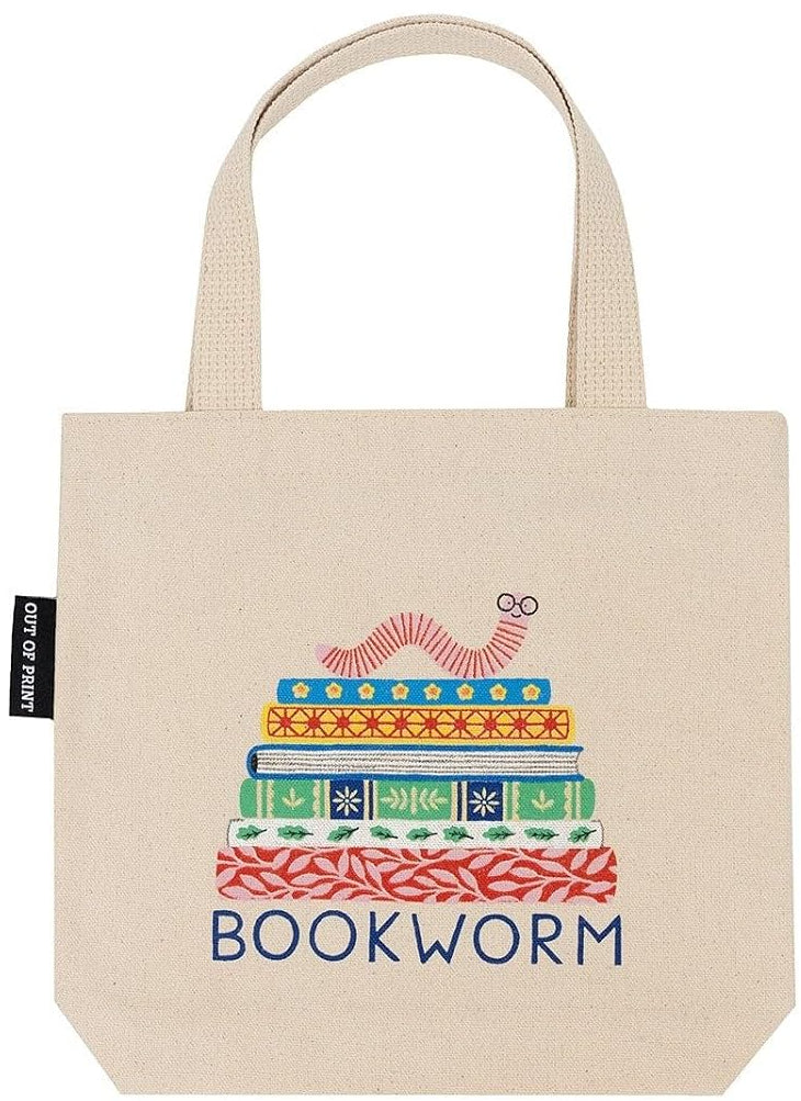 Bookworm Mini Tote Bag