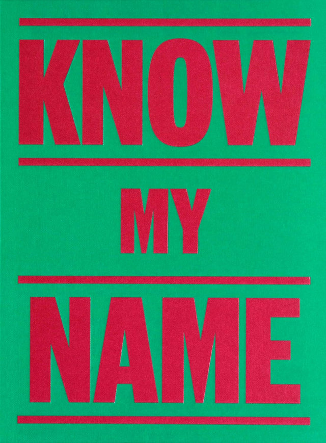 Know My Name (Green Cover)
