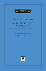 On Dionysius the Areopagite
