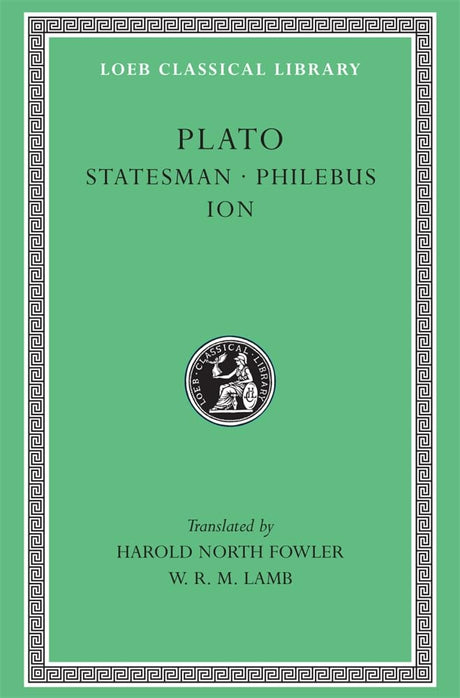 Statesman. Philebus. Ion