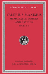 Memorable Doings and Sayings, Volume I