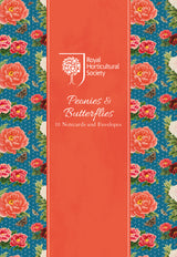 RHS Peonies and Butterflies Notecard Wallet