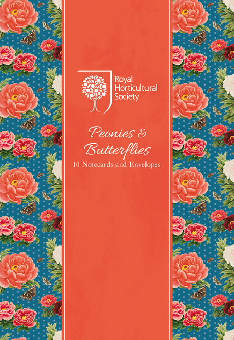 RHS Peonies and Butterflies Notecard Wallet
