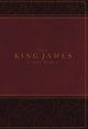 KJV, The King James Study Bible, Leathersoft, Burgundy, Red Letter, Full-Color Edition
