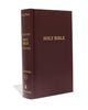 KJV, Pew Bible, Large Print, Hardcover, Burgundy, Red Letter, Comfort Print