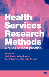 Health Services Research Methods