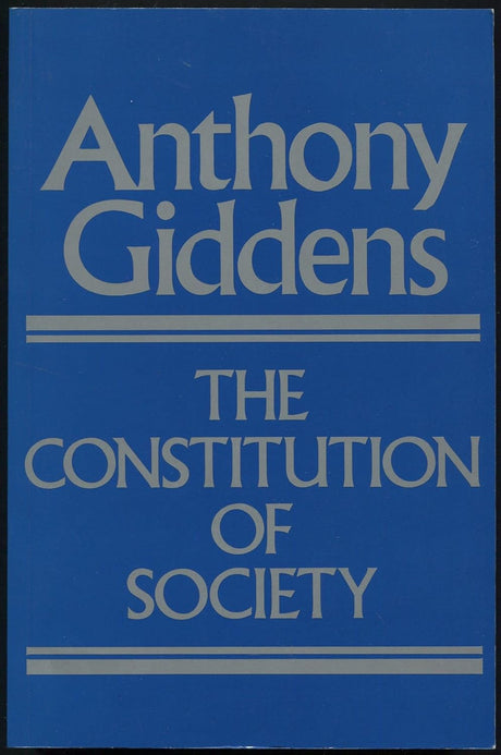 The Constitution of Society