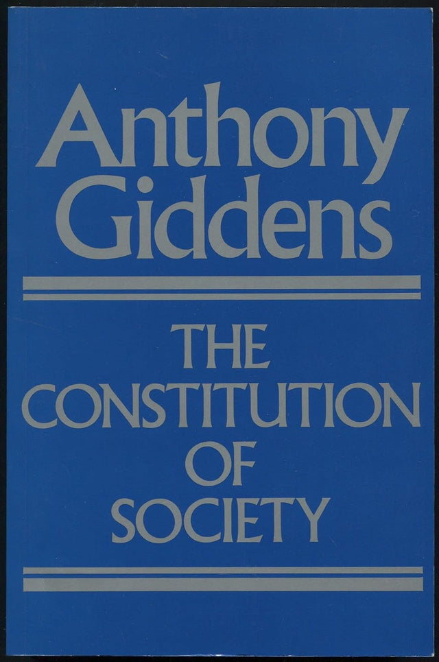 The Constitution of Society