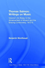 Thomas Salmon: Writings on Music