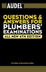 Audel Questions and Answers for Plumbers' Examinations