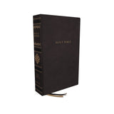 KJV, Personal Size Reference Bible, Sovereign Collection, Genuine Leather, Black, Red Letter, Comfort Print