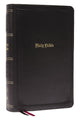 KJV Holy Bible: Large Print Single-Column with 43,000 End-of-Verse Cross References, Black Leathersoft, Personal Size, Red Letter, Comfort Print: King James Version