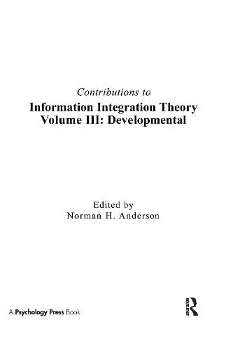 Contributions To Information Integration Theory