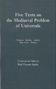 Five Texts on the Mediaeval Problem of Universals