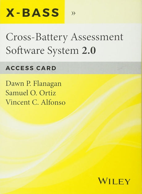 Cross-Battery Assessment Software System 2.0 (X-BASS 2.0) Access Card