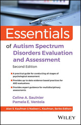 Essentials of Autism Spectrum Disorders Evaluation and Assessment