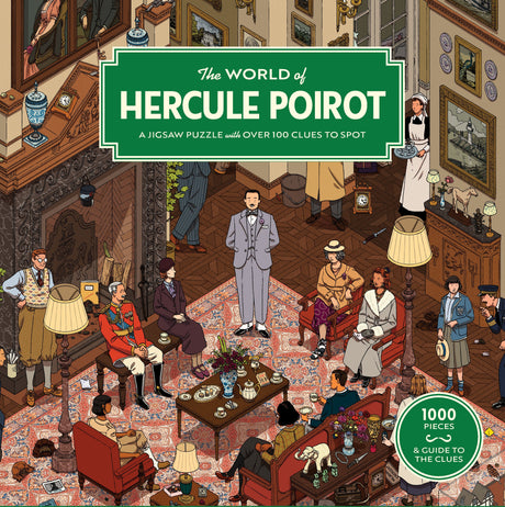 The World of Hercule Poirot - 1000 Piece Jigsaw Puzzle
