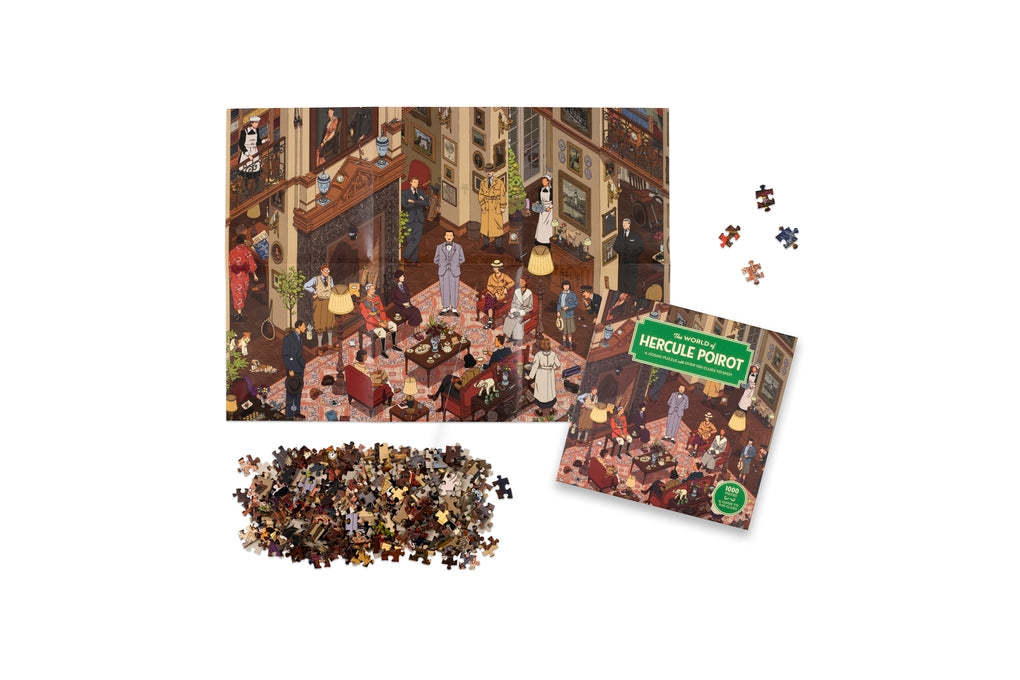 The World of Hercule Poirot - 1000 Piece Jigsaw Puzzle