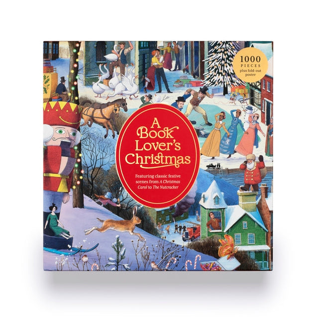 A Book Lover's Christmas - 1000 Piece Jigsaw Puzzle