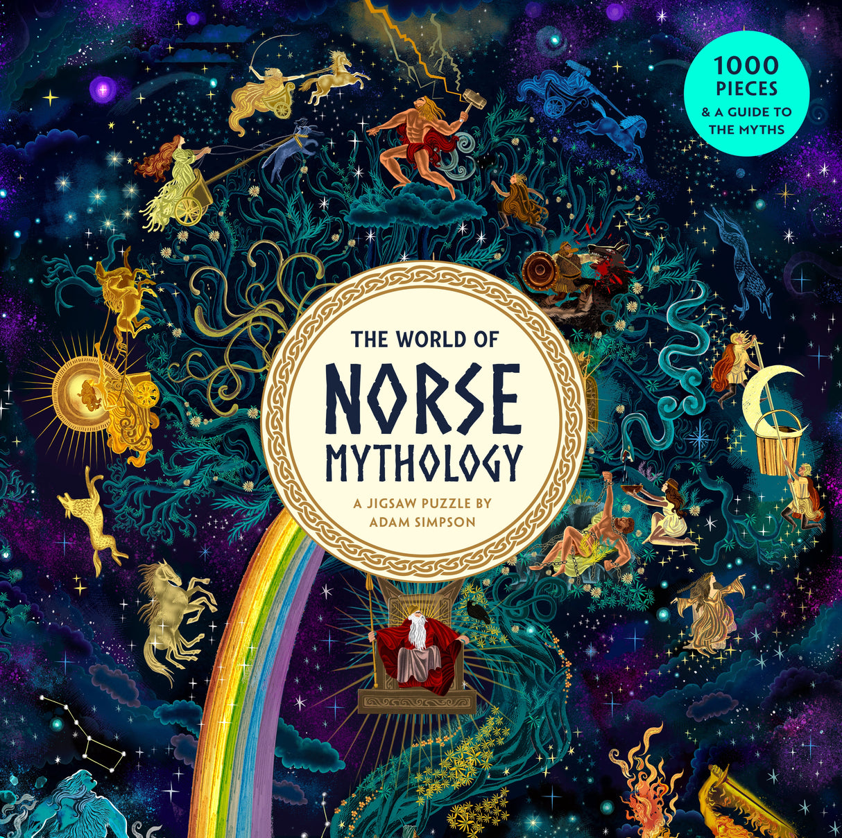 The World of Norse Mythology - 1000 Piece Jigsaw Puzzle