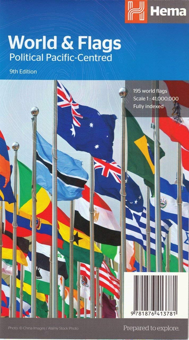World & Flags Map