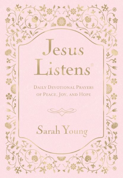 Jesus Listens, Pink Leathersoft, with Scripture References