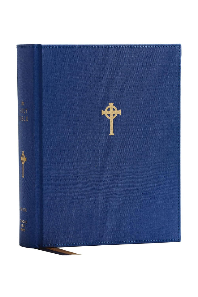 RSV2CE Catholic Bible, Journal Edition, Blue Cloth over Board, Comfort Print