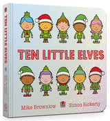 Ten Little Elves Board Book