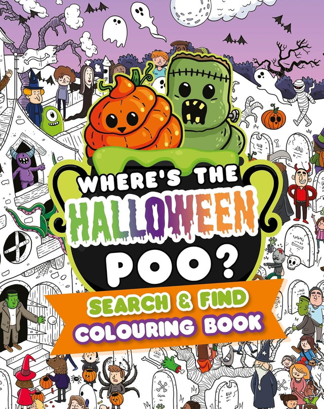 Where's the Halloween Poo? Search & Find Colouring Book
