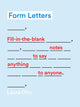 Form Letters