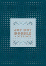 Jot Dot Doodle Notebook (Blue and Silver)
