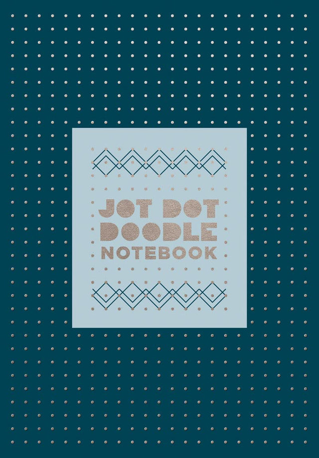 Jot Dot Doodle Notebook (Blue and Silver)