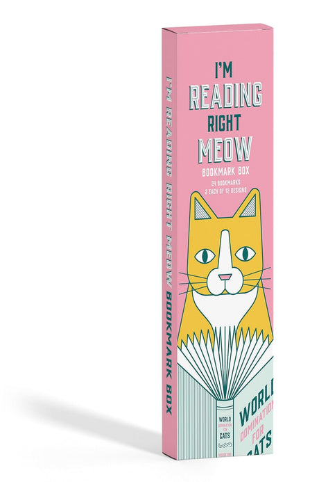I’m Reading Right Meow Bookmark Box