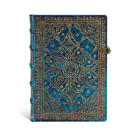Azure (Equinoxe) Midi Lined Hardcover Journal (Clasp Closure)