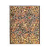 Fire Flowers Ultra Lined Hardcover Journal (Elastic Band Closure)