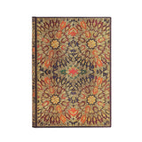 Fire Flowers Unlined Hardcover Journal