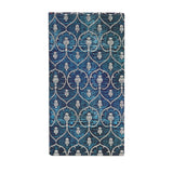 Blue Velvet Slim Lined Journal (Elastic Band Closure)