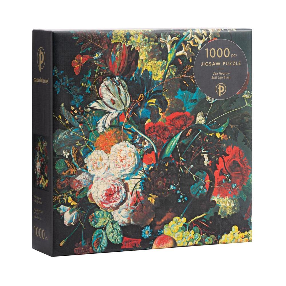 Van Huysum Still Life Burst Jigsaw Puzzle - 1000 Piece