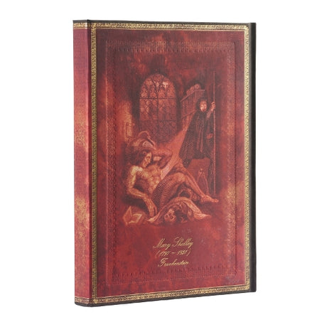 Mary Shelley, Frankenstein (Embellished Manuscripts Collection) Ultra Lined Hardback Journal (Wrap Closure)
