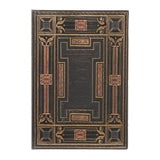 Onyx (Asterales) Midi Lined Hardback Journal (Elastic Band Closure)
