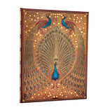 Hafiz’s Peacocks (Sangorski & Sutcliffe) Ultra Unlined Hardcover Journal (Elastic Band Closure)