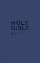 NIV Tiny Navy Soft-tone Bible with Zip