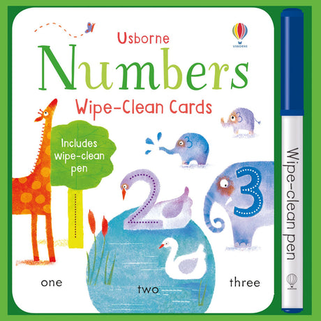 Wipe-clean Number Cards