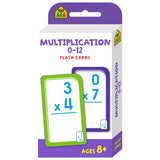 School Zone Flash Cards Multiplication 0-12