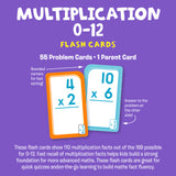 School Zone Flash Cards Multiplication 0-12