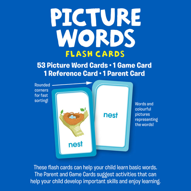 School Zone Flash Cards Picture Words