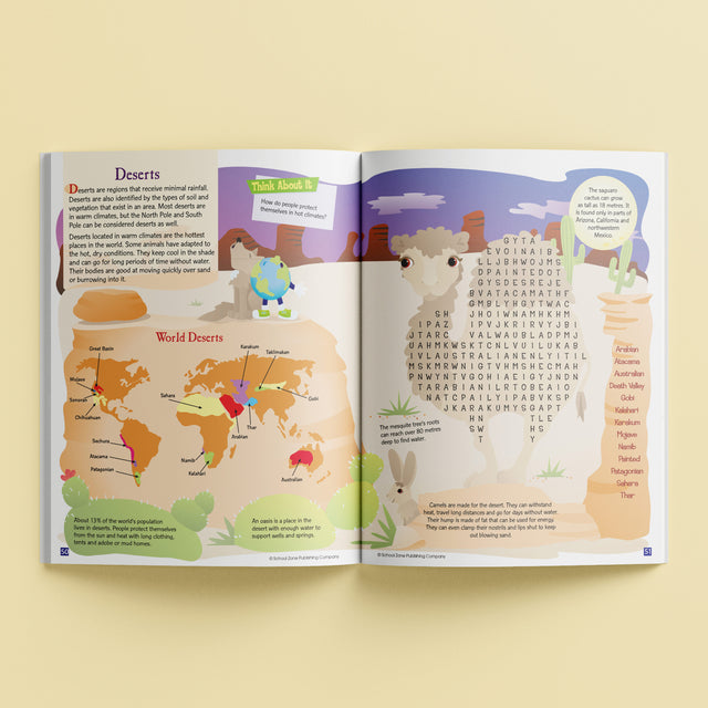 School Zone Activity Zone Word Searches