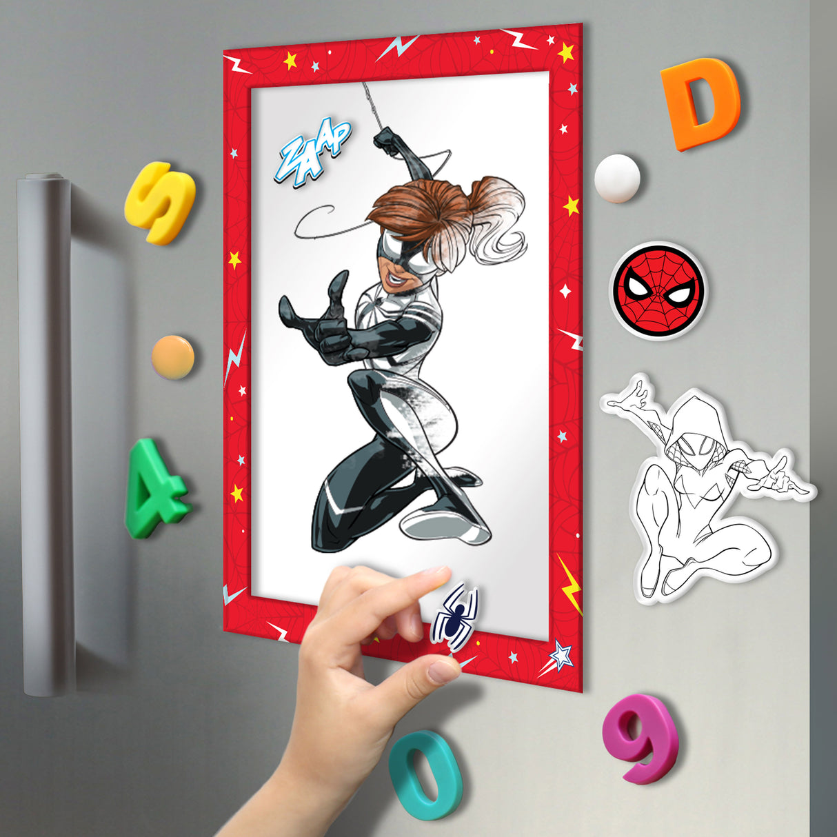 Colour-Me-Magnets Spider-Man