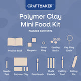 Craft Maker Classic Polymer Clay Mini Food Kit